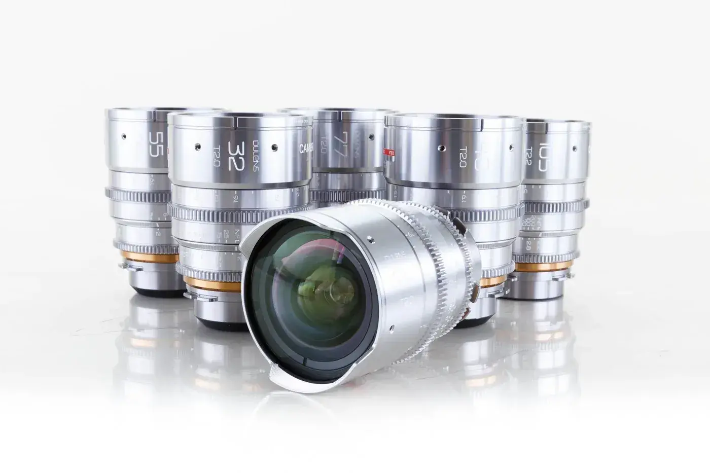 Dulens APO Cambrian — 6-Lens Set Manual-focus cinema lens set, product photo